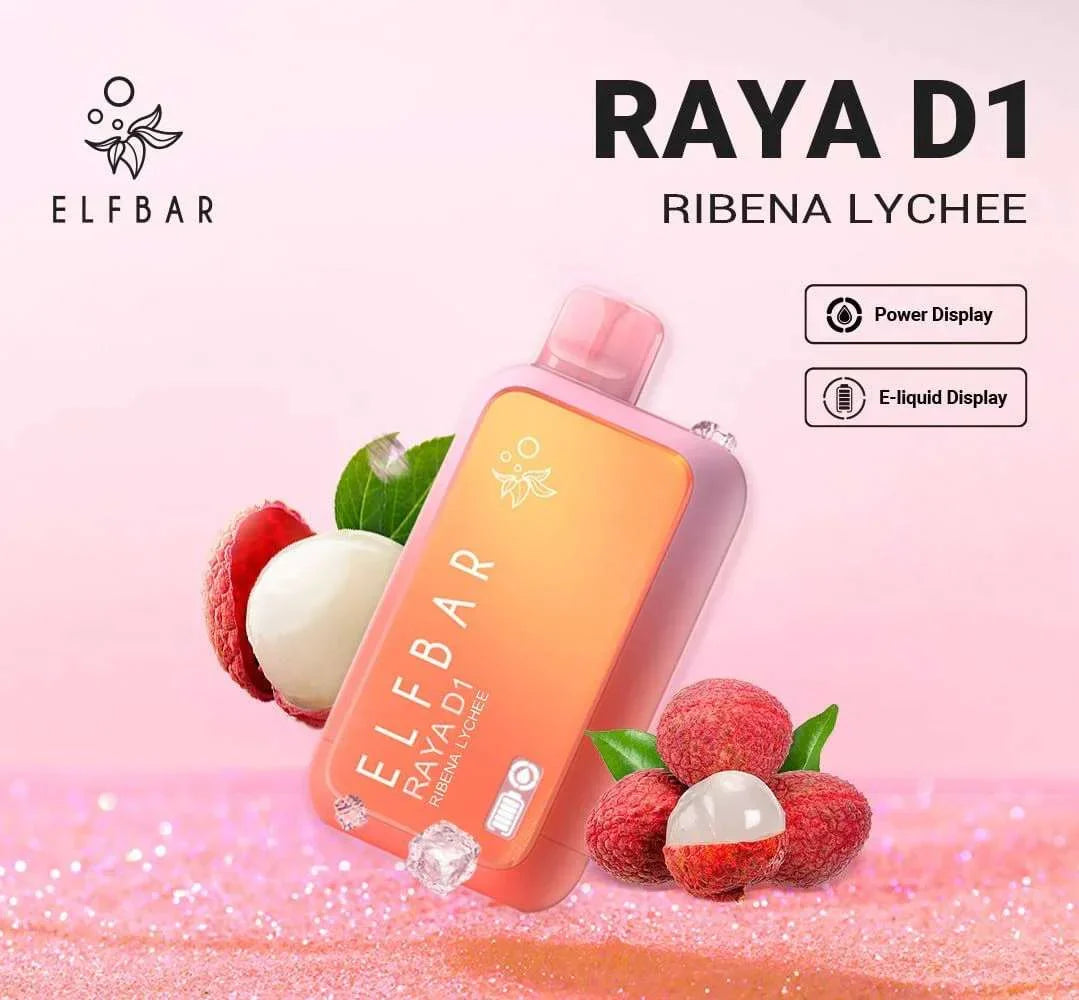 ELF BAR RAYA D1 – Ribena Lychee - Vape Shop Goa