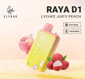 ELF BAR RAYA D1 – Lychee Juicy Peach - Vape Shop Goa