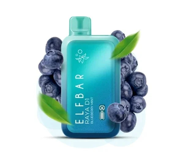 ELF BAR RAYA D1 – Blueberry Mint - Vape Shop Goa