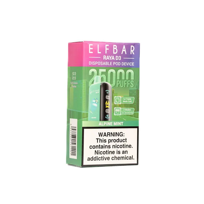 Elf Bar Raya D3 – Alpine Mint – 25000 - Vape Shop Goa