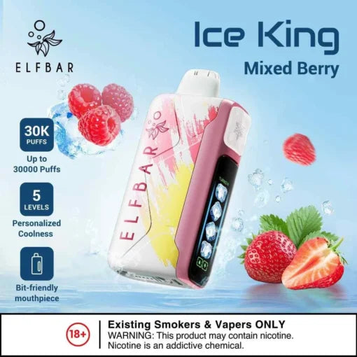 Elf Bar Ice King – Mixed Berries – 30K - Vape Shop Goa
