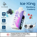 Elf Bar Ice King – Blackberry Cranberry – 30K - Vape Shop Goa