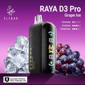 Elf bar Raya d3 pro -30k Grape ice - Vape Shop Goa