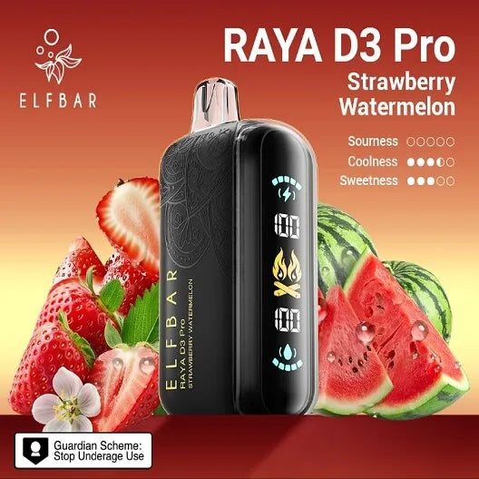 Elf Bar Raya D3 Pro – Strawberry Watermelon - Vape Shop Goa