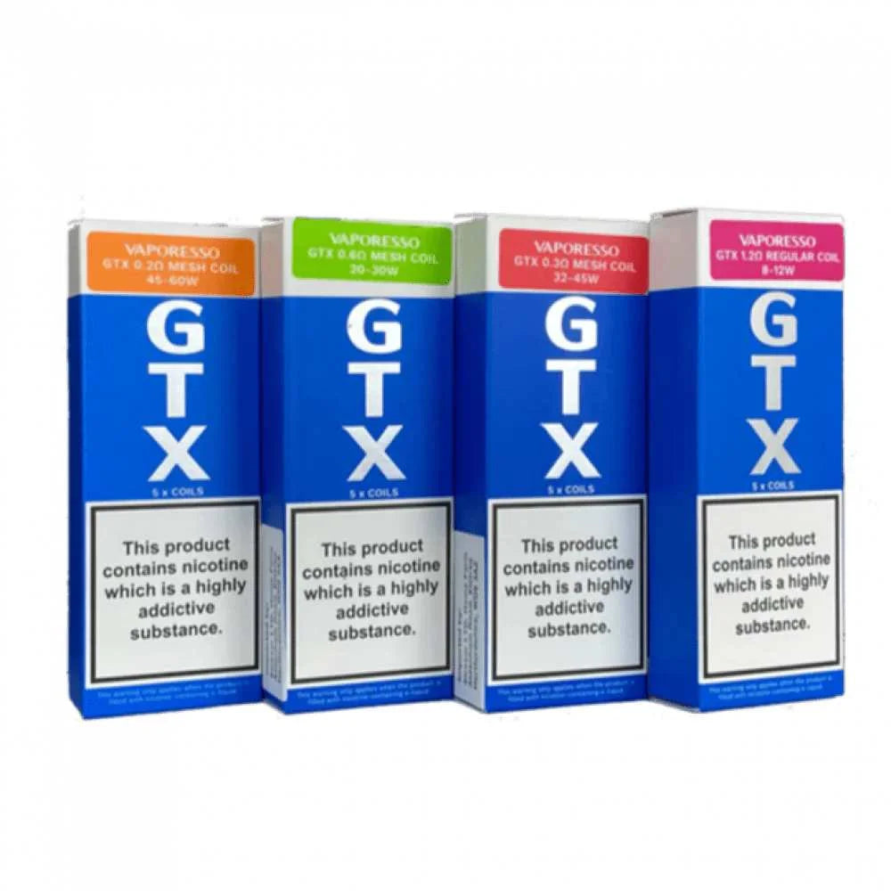 Vaporesso GTX Replacement Coil Series (5-Pack) - Vape Shop Goa