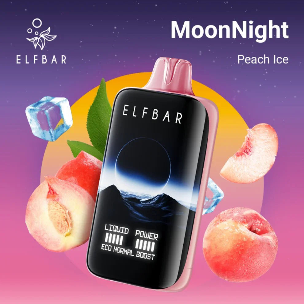 Elf Bar Moon Night 40K – Peach Ice - Vape Shop Goa