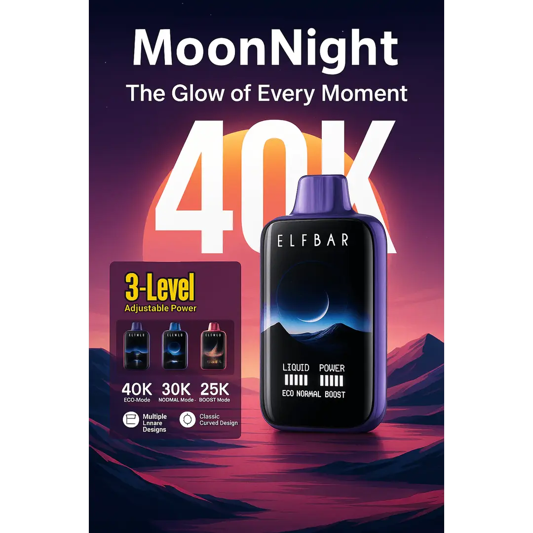 Elf Bar Moon Night – Blueberry Raspberry Watermelon - Vape Shop Goa