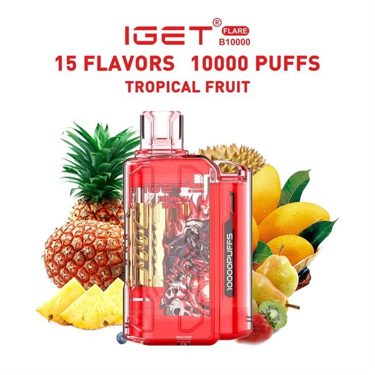 IGET FLARE B10000 – Tropical Fruit - Vape Shop Goa