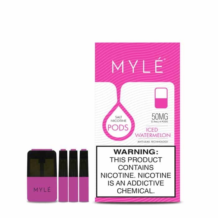 Iced Watermelon - MYLÉ Pods | 4 Pack | 2nd Generation Compatible | Vape Store