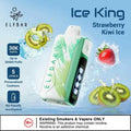 Elf Bar Ice King – Strawberry Kiwi Ice – 30K - Vape Shop Goa