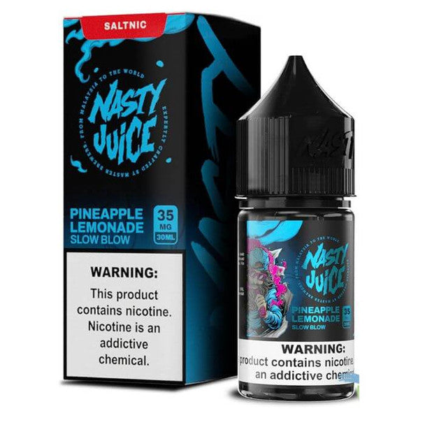 Pineapple Lemonade Slow Blow - Nasty Salt | 30Ml Vape Juice | 35MG, 50MG | Vape Store