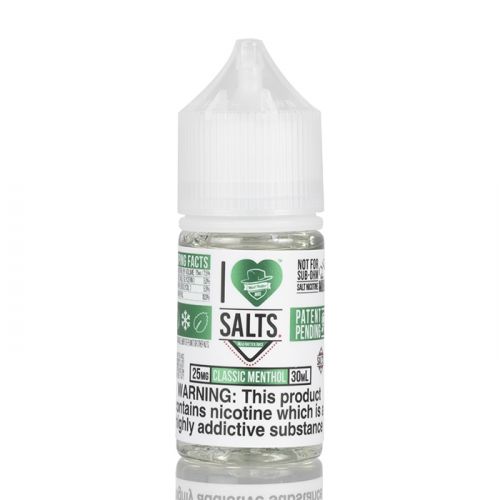 Classic Menthol - I Love Salts| 30 Ml Vape Juice | 25MG, 50MG | Vape Store