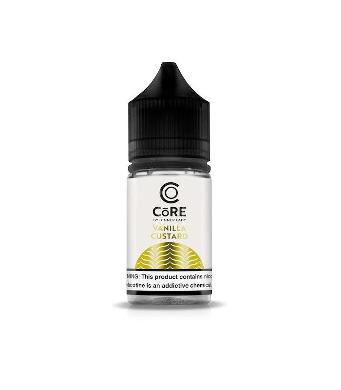 Vanilla Custard - Core Salt by Dinner Lady | 30ML Vape Juice | 20MG, 30MG, 50MG | Vape Store