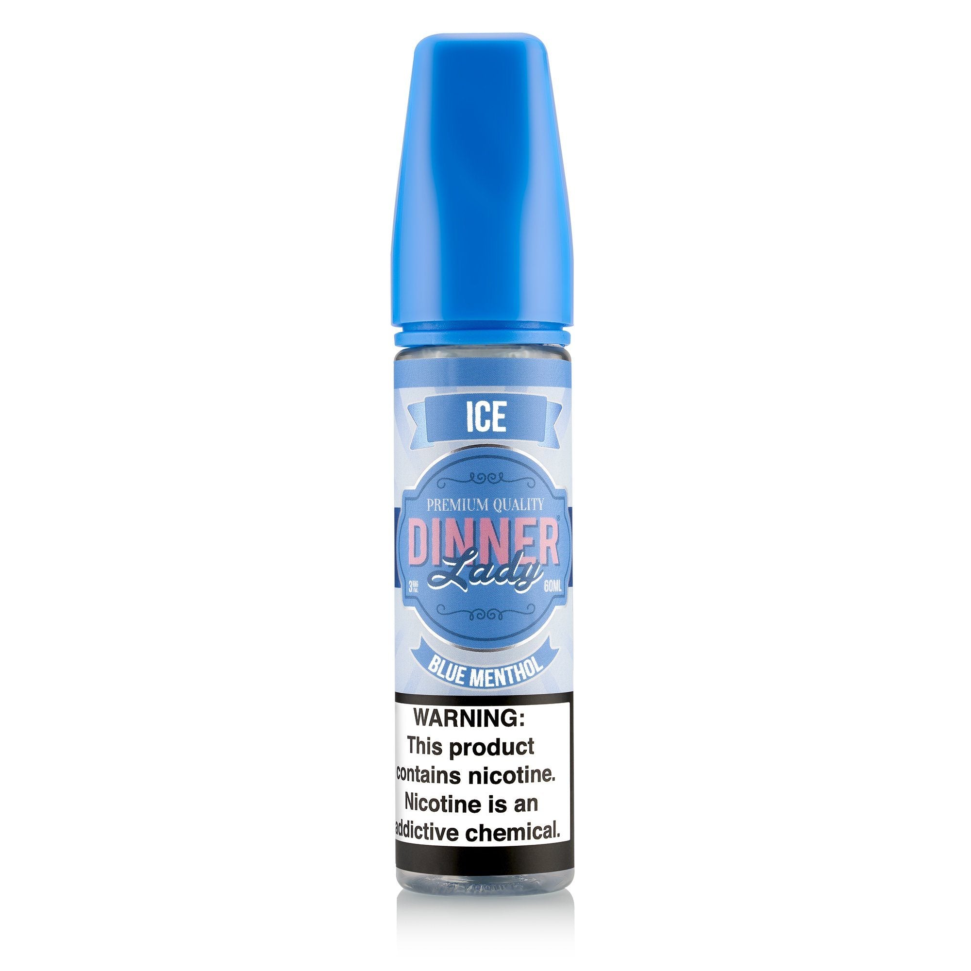 Blue Menthol - Dinner Lady | 60ML Vape Juice | 3MG, 6MG | Vape Store