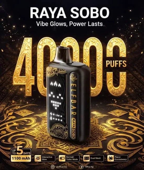 Elf Bar Raya Sobo 40k puffs