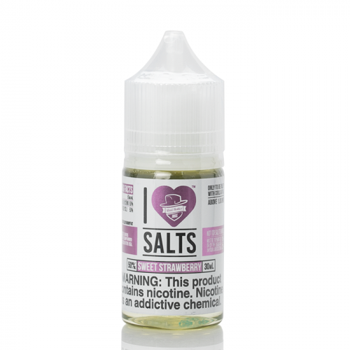 Sweet Strawberry - I Love Salts | 30ML Vape Juice | 50MG | Vape Store