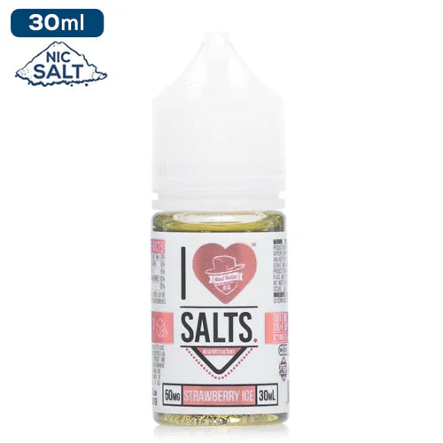 Strawberry Ice - I Love Salts | 30ML Vape Juice | 50MG | Vape Store
