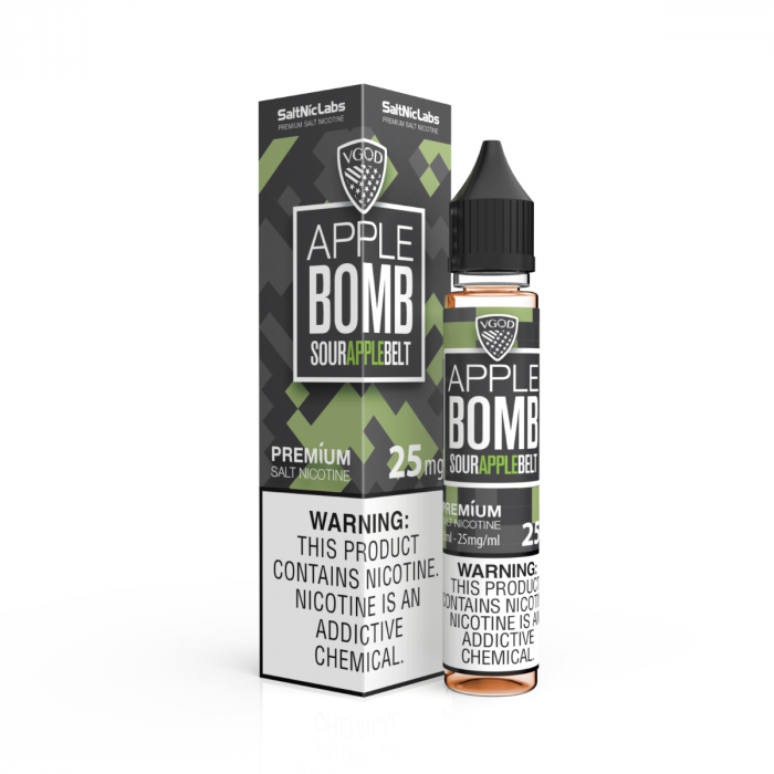 Apple Bomb Iced - VGod SaltNic | 30ML Vape Juice | 25MG, 50MG | Vape Store