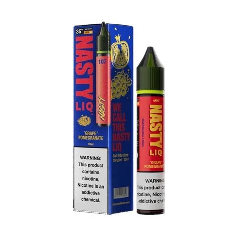 Grape Pomegranate - Nasty LIQ | 30ML Vape Juice | 35MG, 50MG | Vape Store