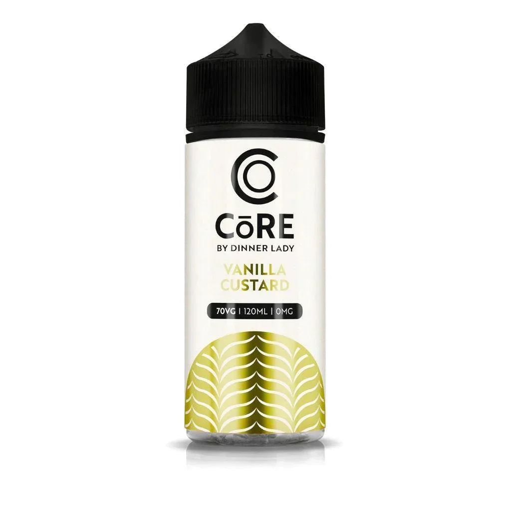 Vanilla Custard - Core by Dinner Lady | 120Ml Vape Juice | 3MG, 6MG | Vape Store