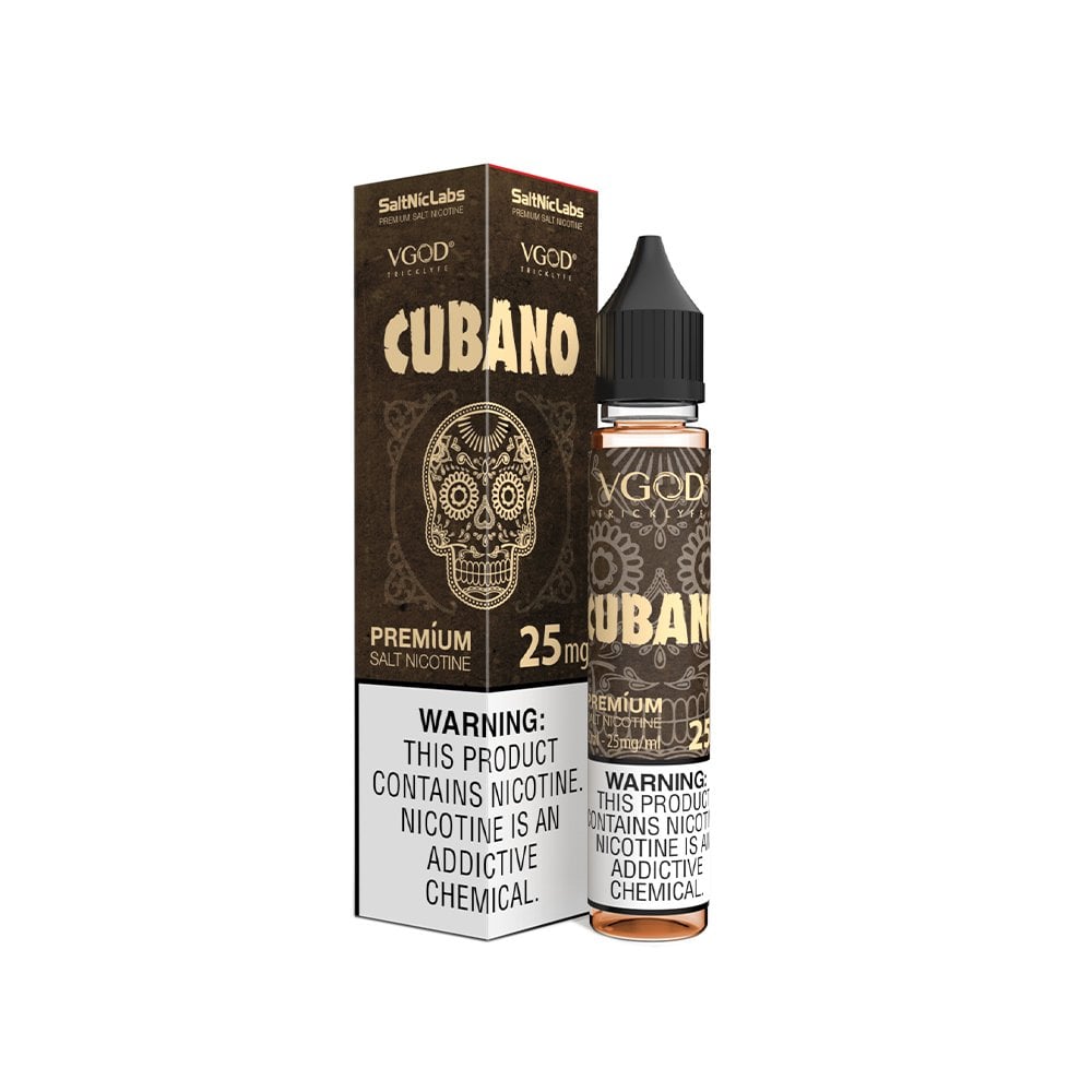 Cubano - VGod SaltNic | 30ML Vape Juice | 25MG, 50MG | Vape Store